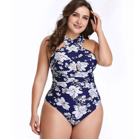 one piece swimsuit women plus size swimwear one piece Russian USA swim swimming suit beach bathing wear floral color